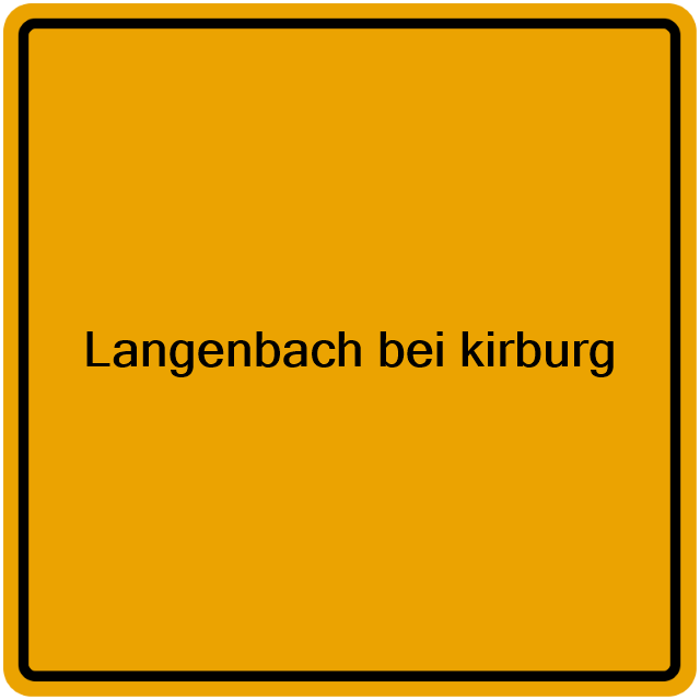 Einwohnermeldeamt24 Langenbach bei kirburg